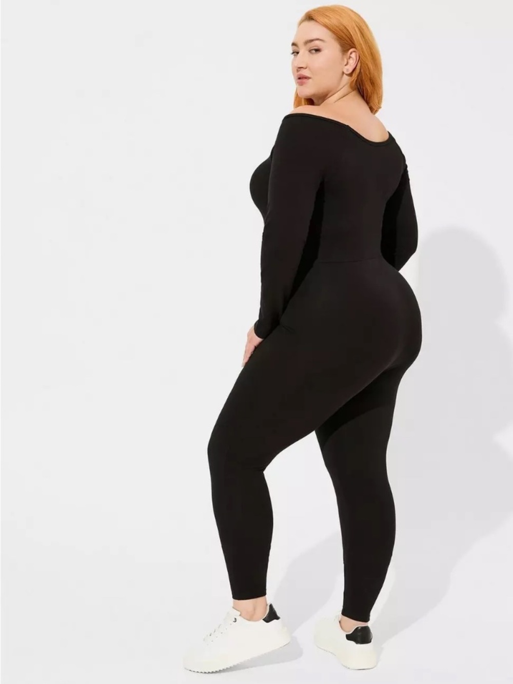 Torrid Full-Length Long Sleeve One-Piece Bodysuit 3X - Picture 3 of 6
